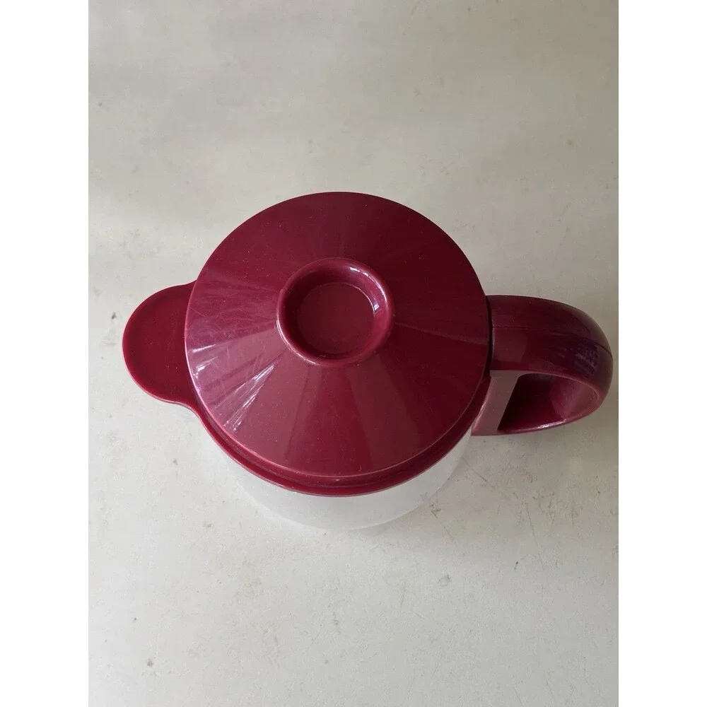 Vintage Little Tykes Party Kitchen Maroon Coffee Pot Carafe Replacement Part